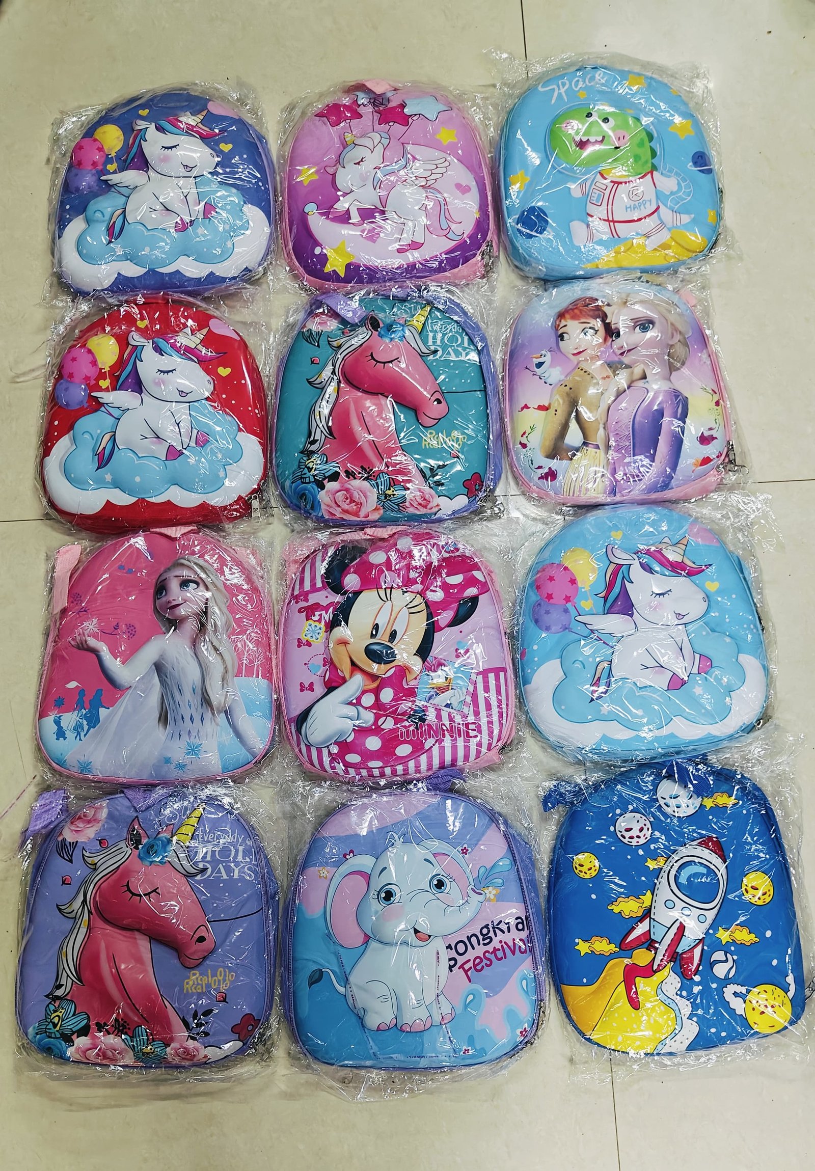 EVA 3D Kids backpack  ( moq 12)