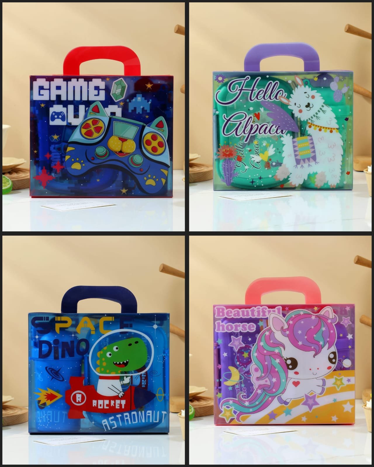 Sipper and lunch box combo gift pack
