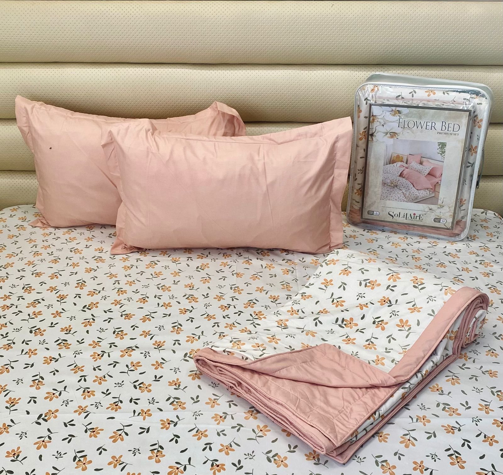 Flower bed king sized Dohar set 