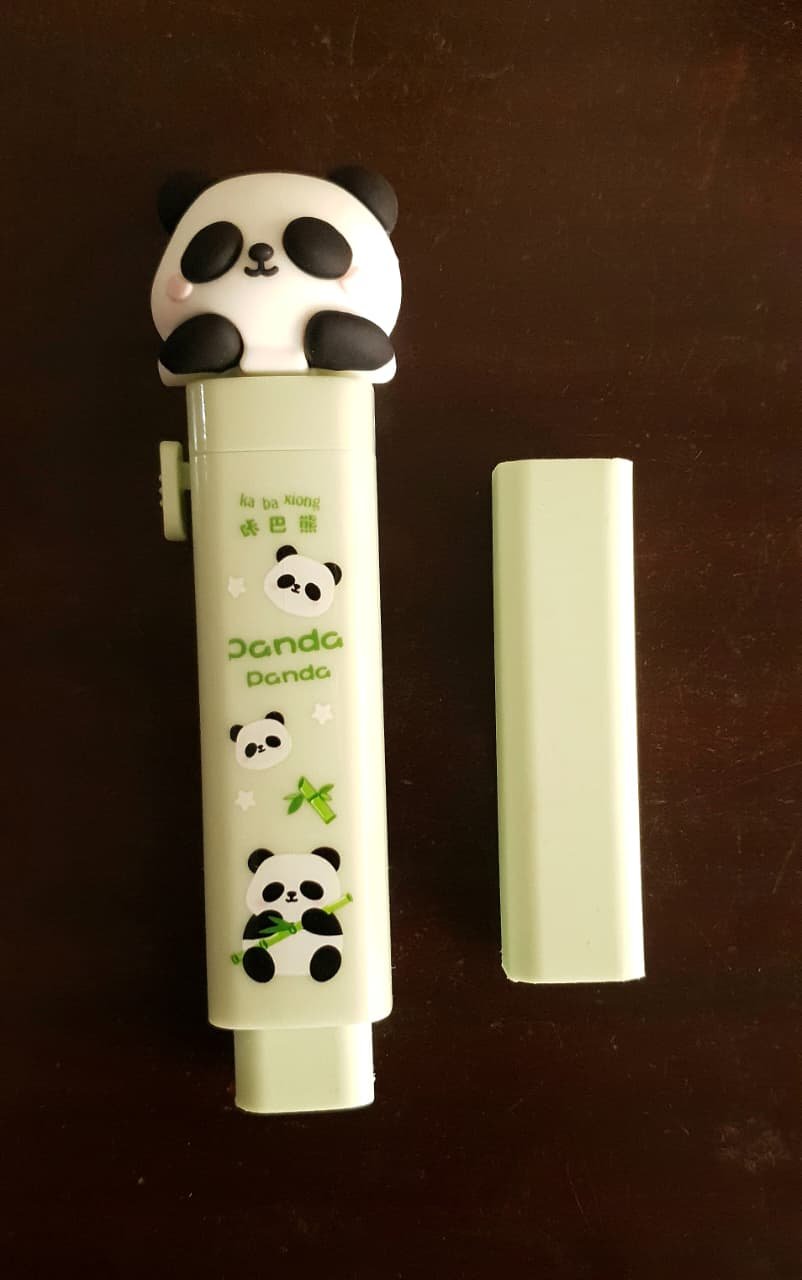 Panda Push Eraser with Refill ???? 