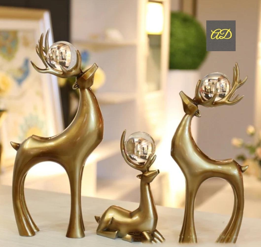 Lucky Deer with Crystal Ball