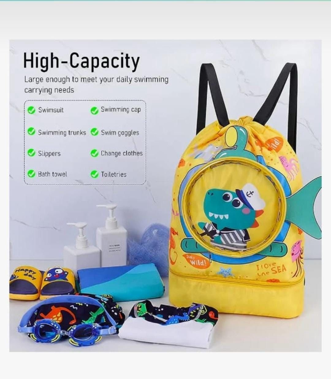 Children's swimming bag 