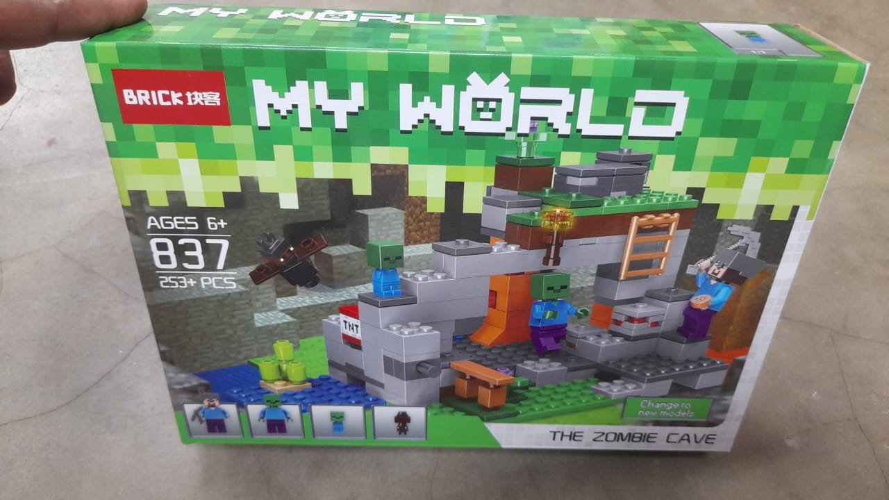 BRICK THE WORLD- THE ZOMBIE CAVE BUILDING BLOCKS