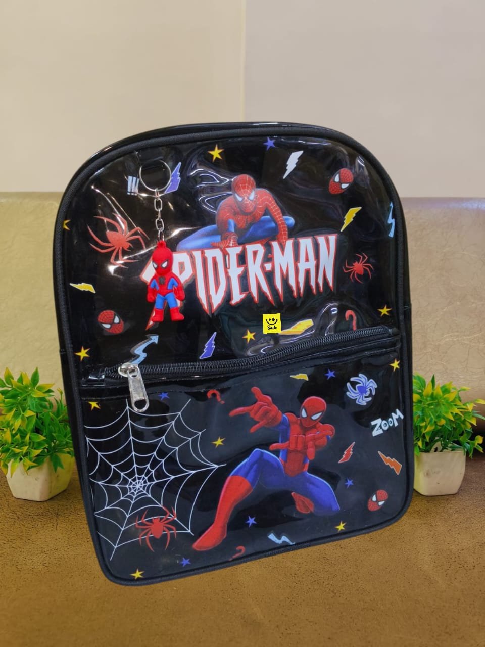 TRANSPARENT WITH PRINT BAG PACK FOR KIDS