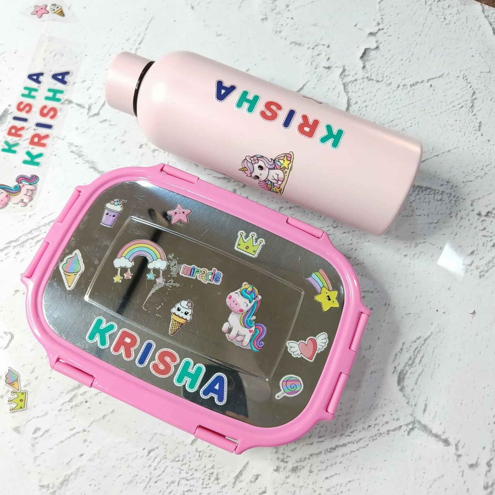 DIY Lunch box and bottle combo