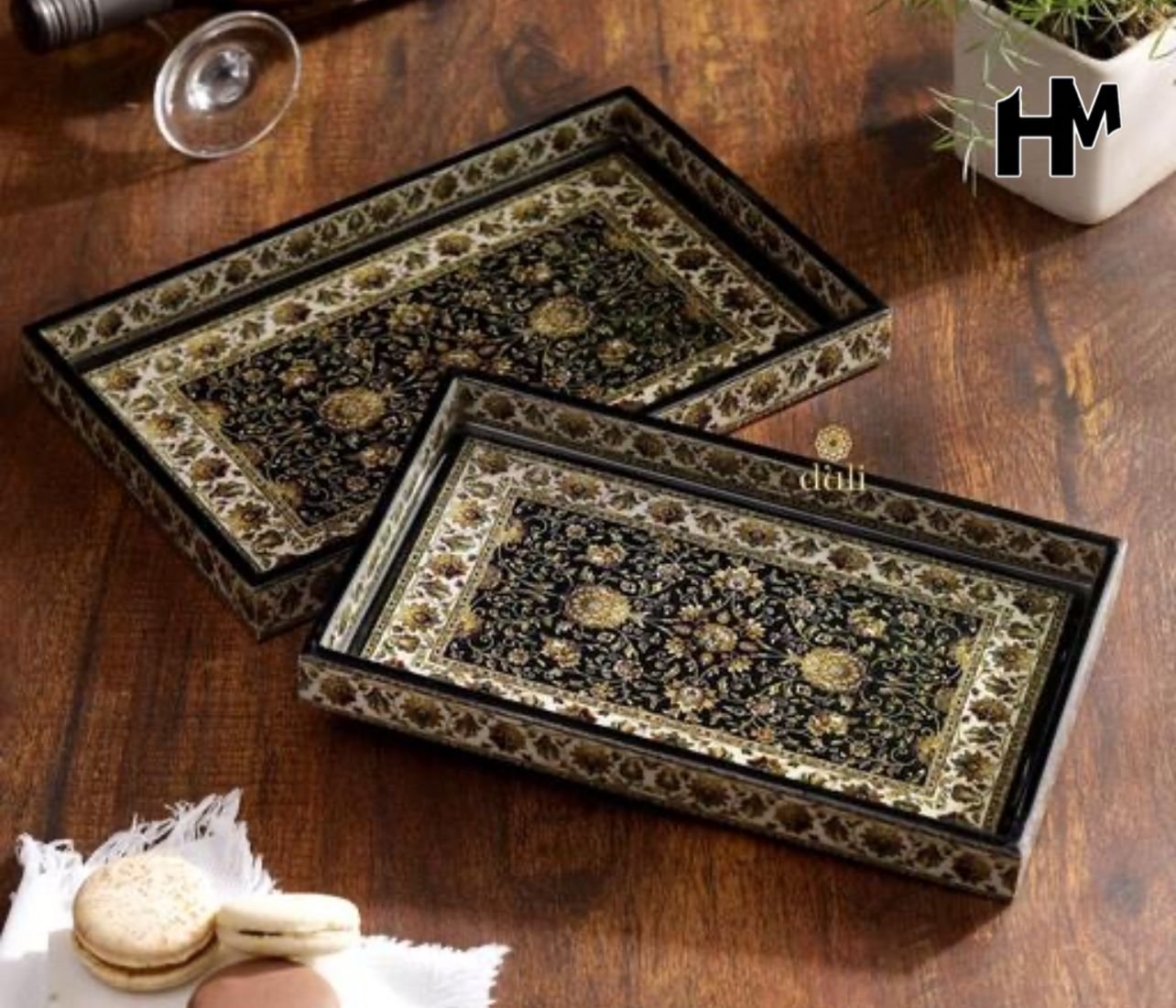 wooden MDF rectangle Trays